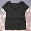 Black Bra-free Tees for Woman 2