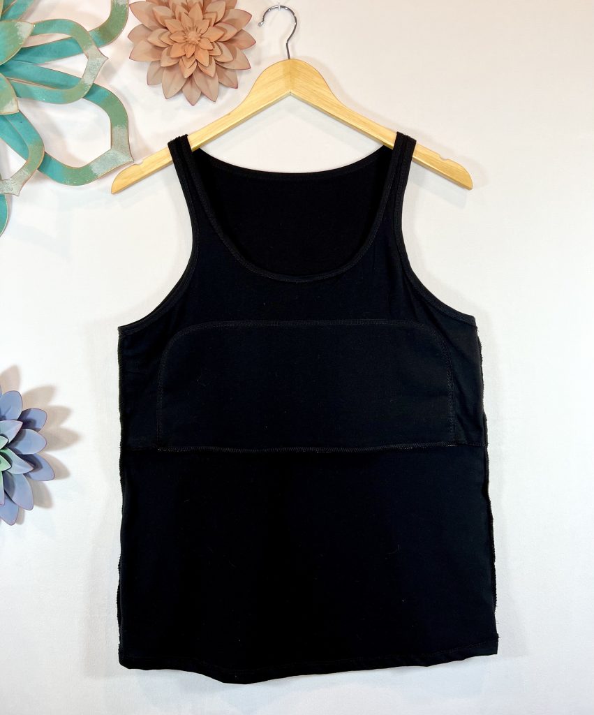 Black Braless Tank Top | Flying Lotus Apparel