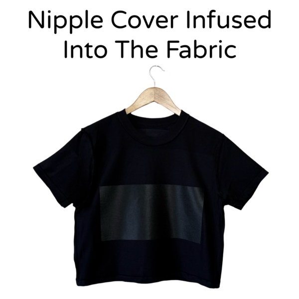 Bra Optional Crop Top – Built-In Nipple Cover - Image 8